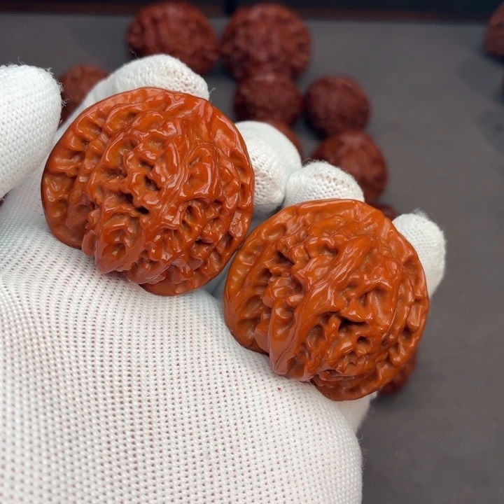 吊坠猴头核桃苹果园123.磕碰07. WY#00#