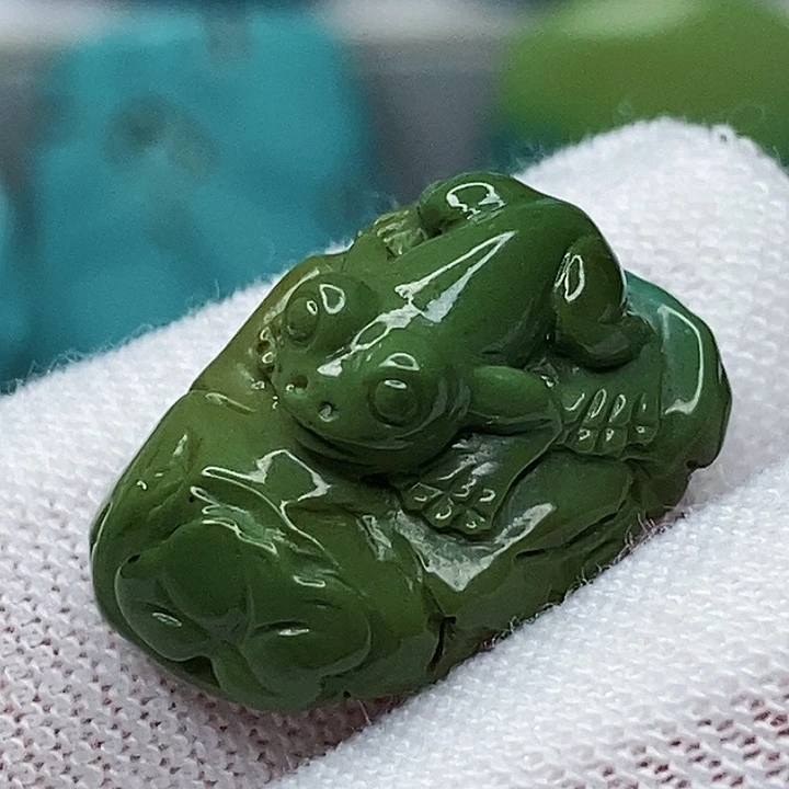 未镶嵌绿松石天然原矿 地大质检