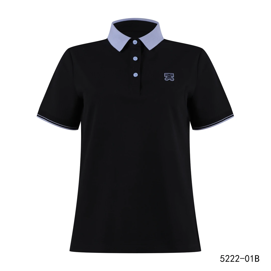 山东魏桥向尚运动女式poLo7155黑7157灰7154白7156绿