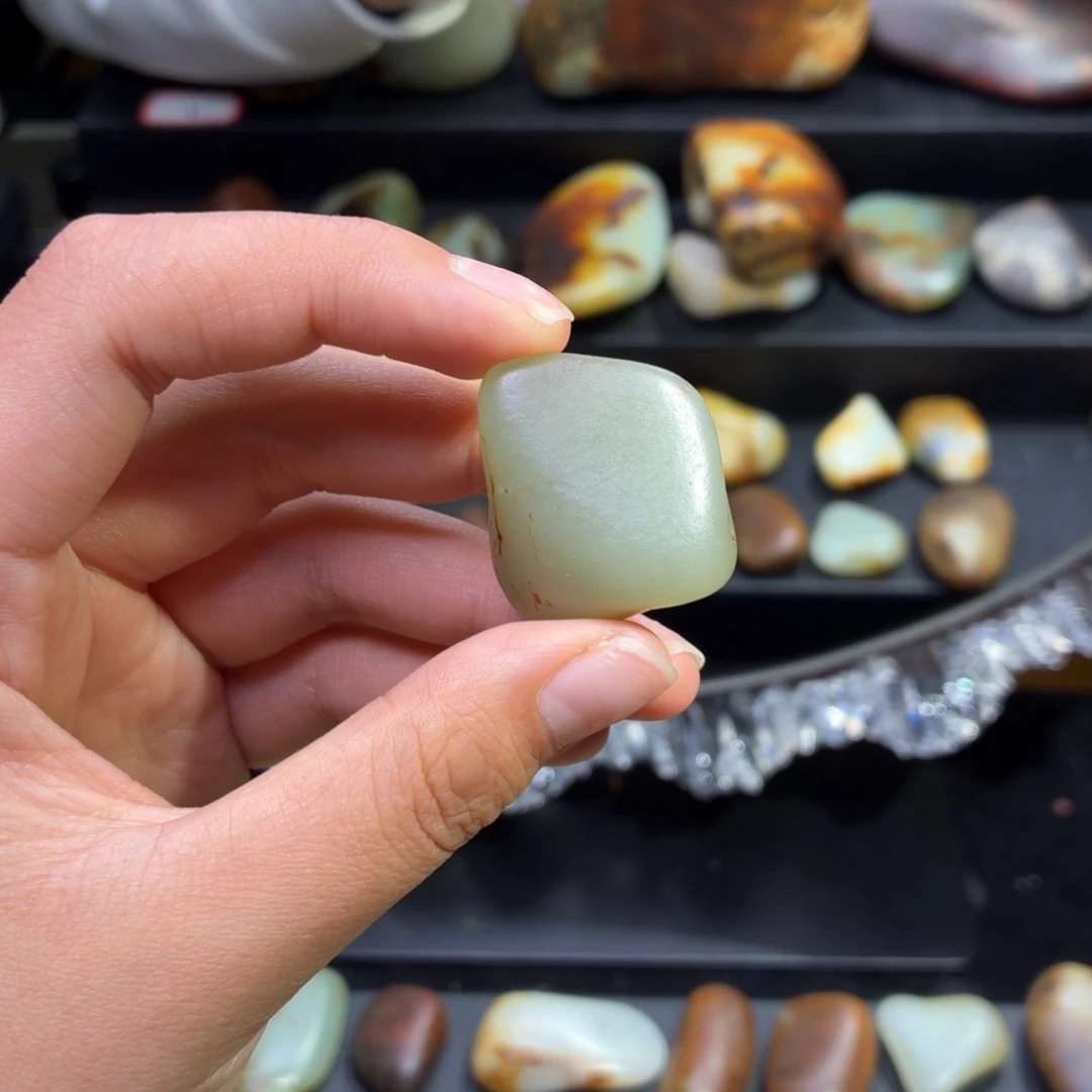 和田玉未镶嵌挂件20