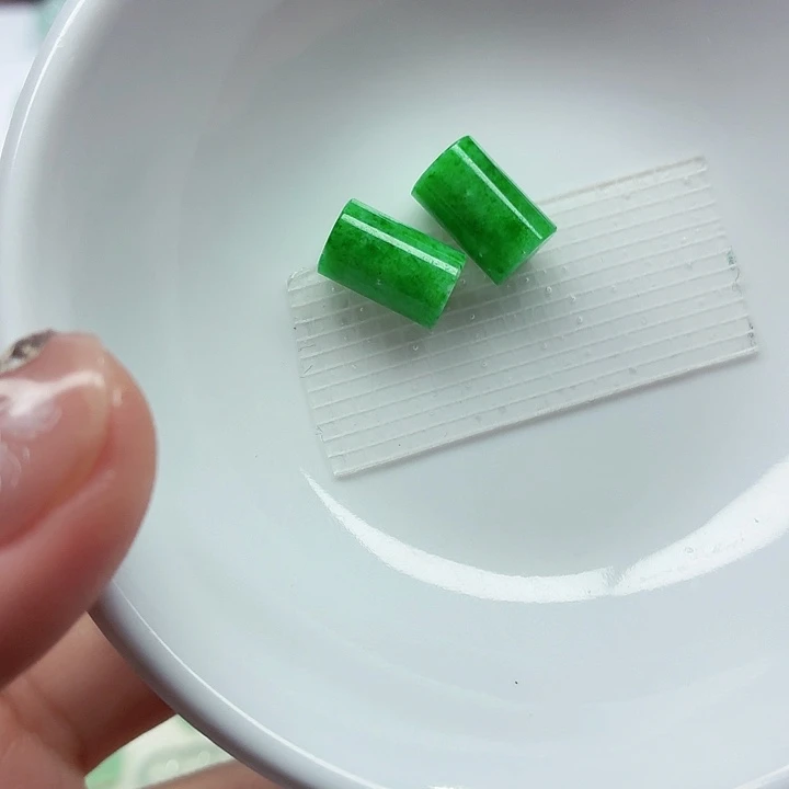 翡翠未镶嵌手链天然缅甸翡翠A货卡6.5 x 12.5