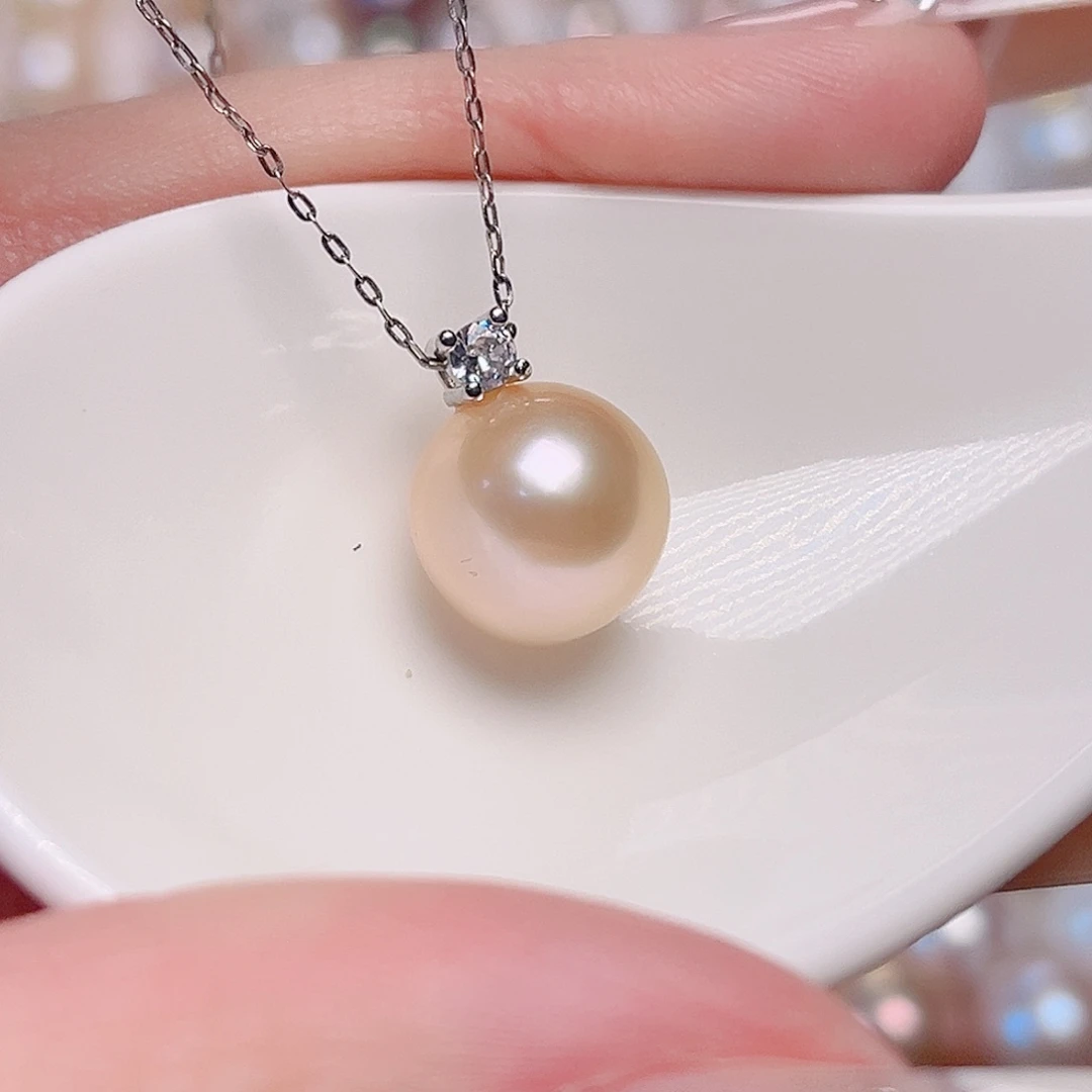 未镶嵌淡水珍珠吊坠(赠链)