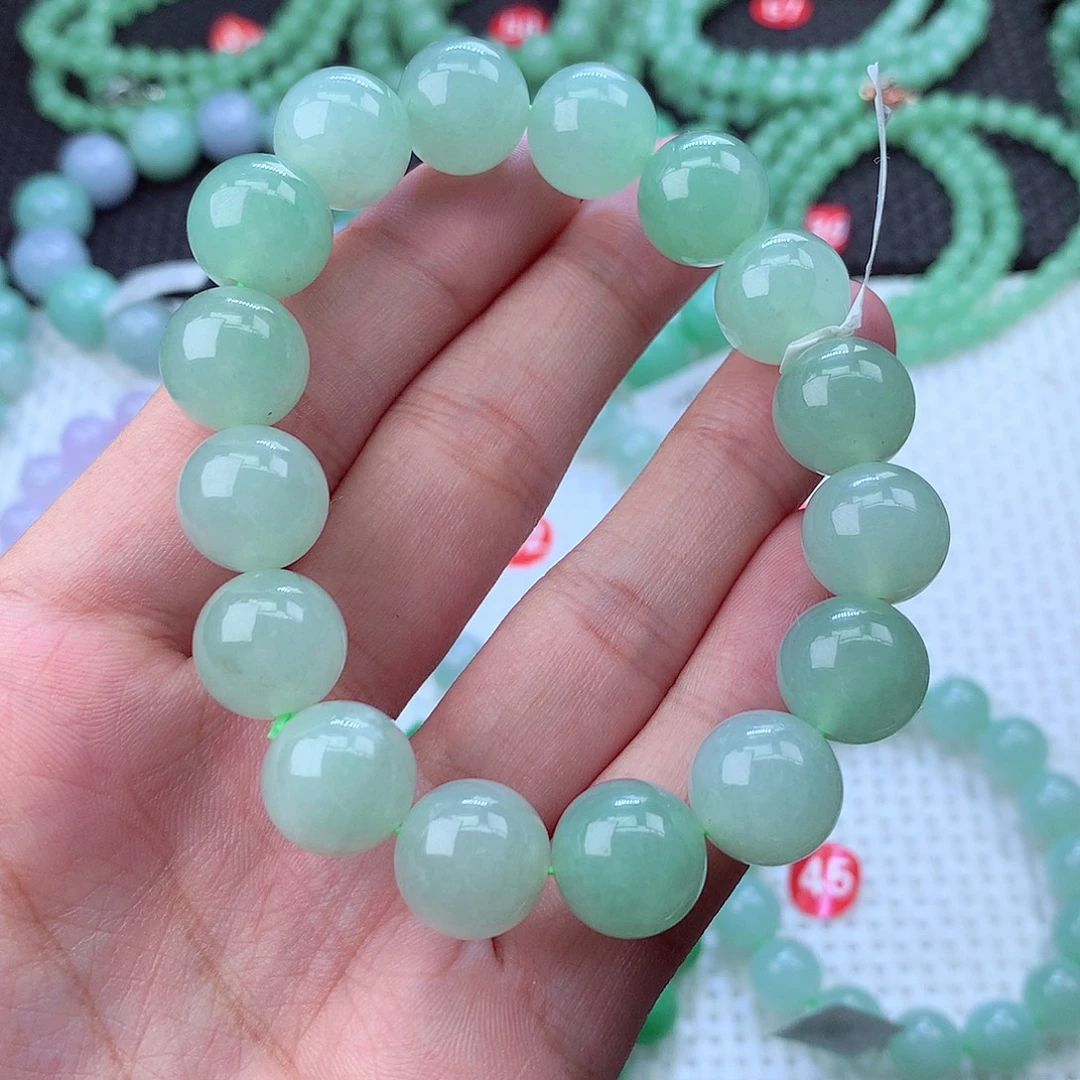 翡翠未镶嵌毛衣链