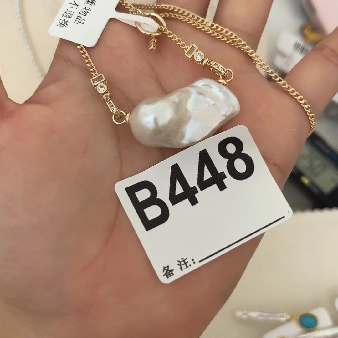 合金淡水珍珠耳饰