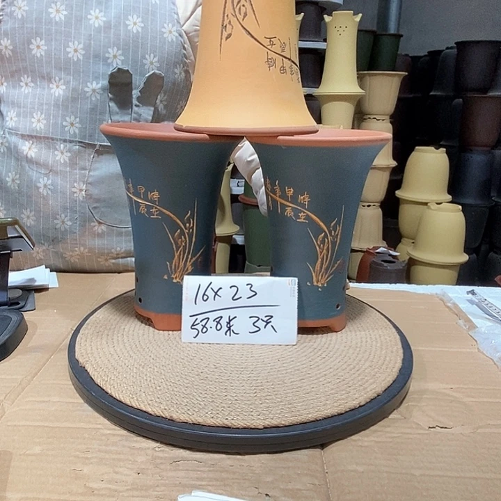 紫砂花盆紫砂花盆