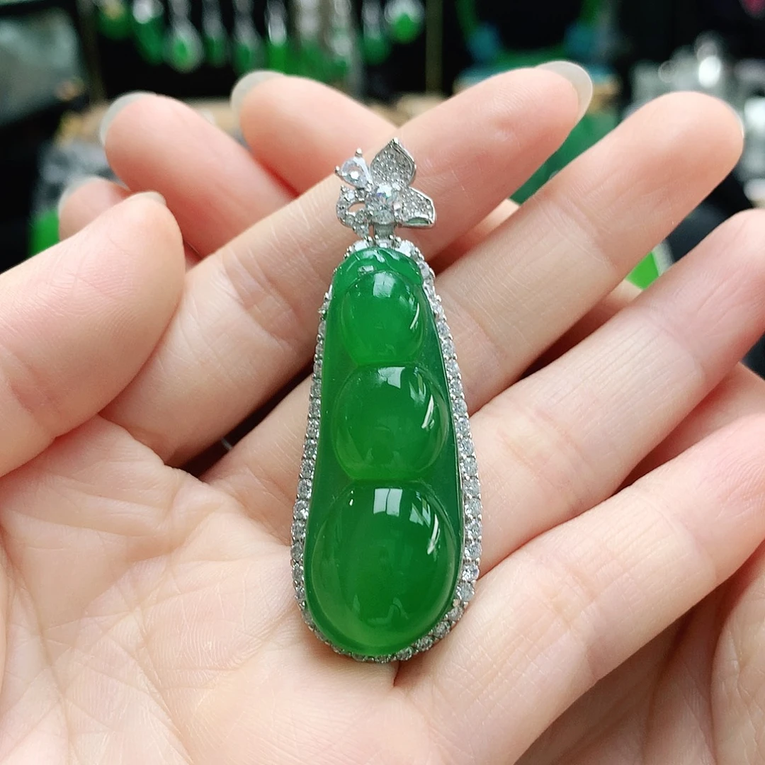 玛瑙/玉髓银S925镶嵌吊坠