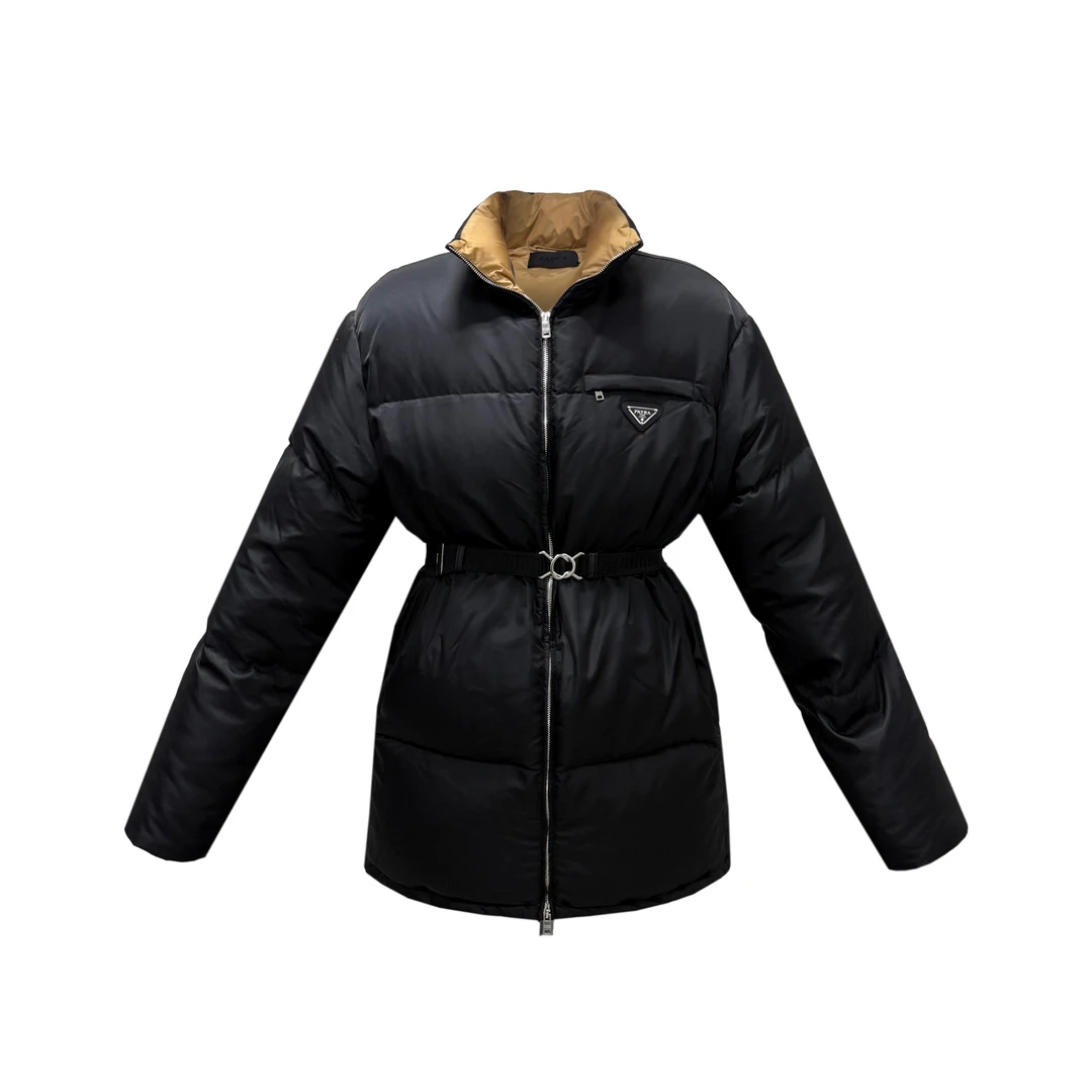 PAYRA秋冬上新女士收腰中长款羽绒外套P3N2435019