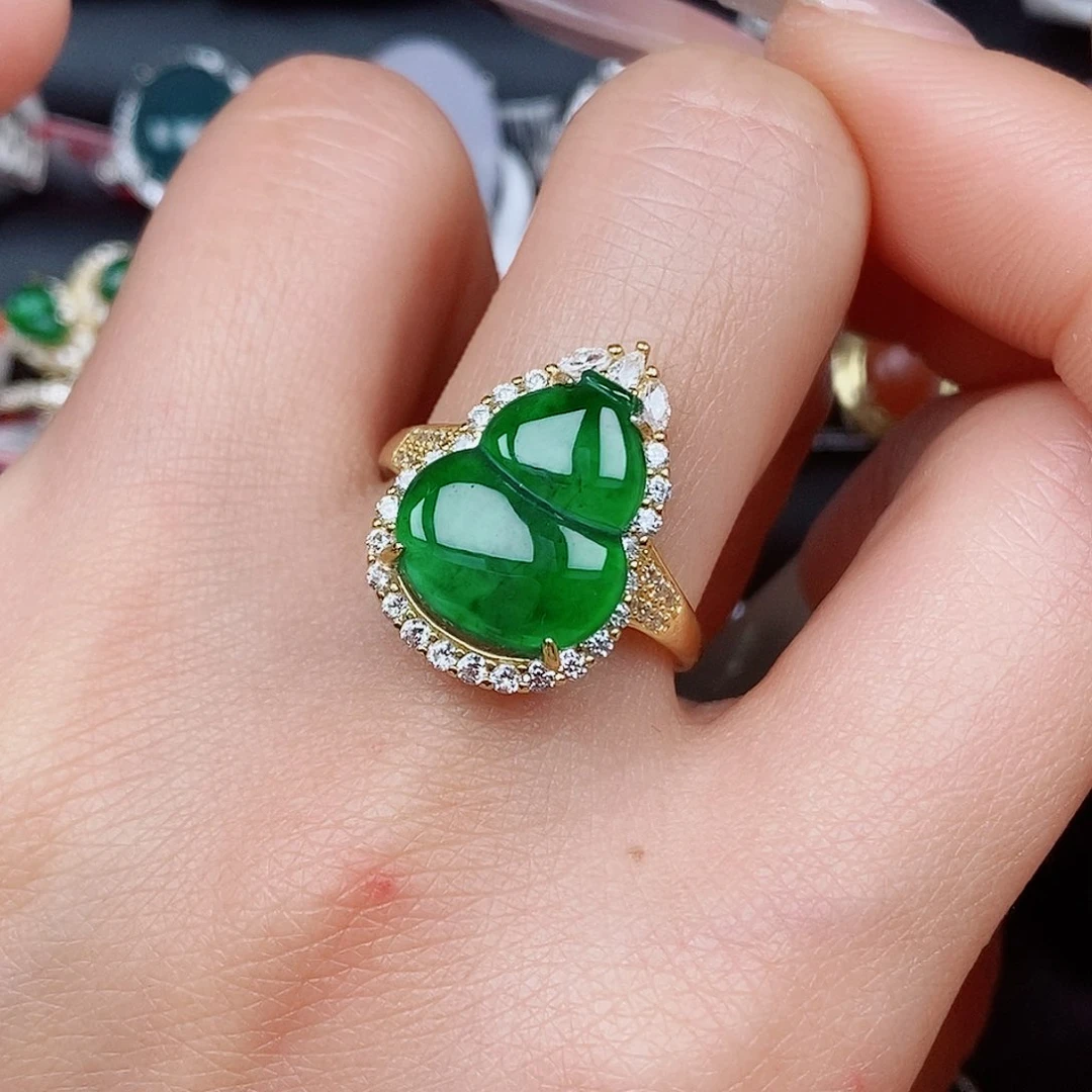 翡翠戒指未镶嵌戒指