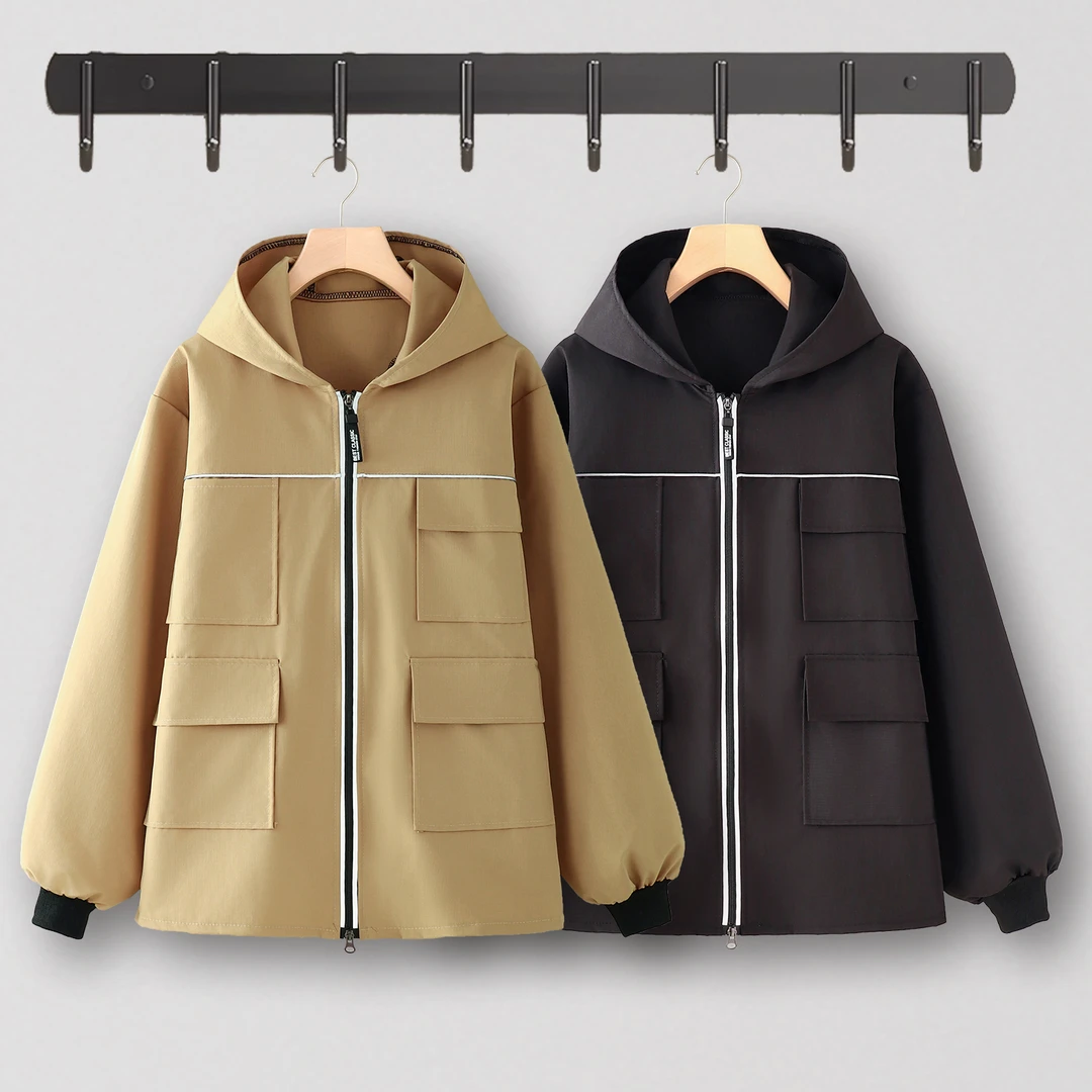 罩衣女新款上班年轻款工作服男定制防水防油护衣工装围裙厨房家用