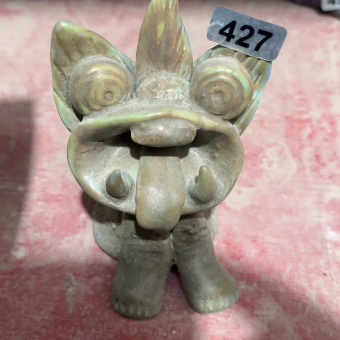 摆件直播间纯手工抽象陶瓷摆件微瑕427