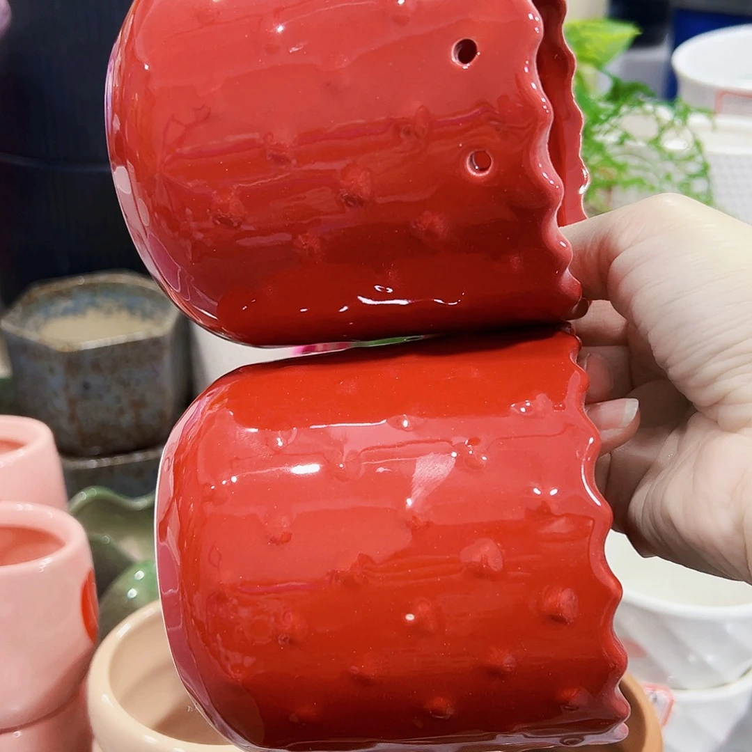 外贸尾单陶瓷花盆凑单10米包邮