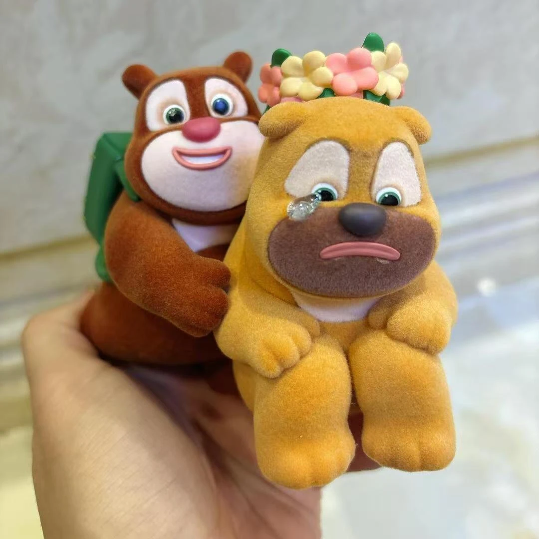 正品熊出没最 好的我们系列潮玩盲盒动漫熊大熊二周边摆件礼物