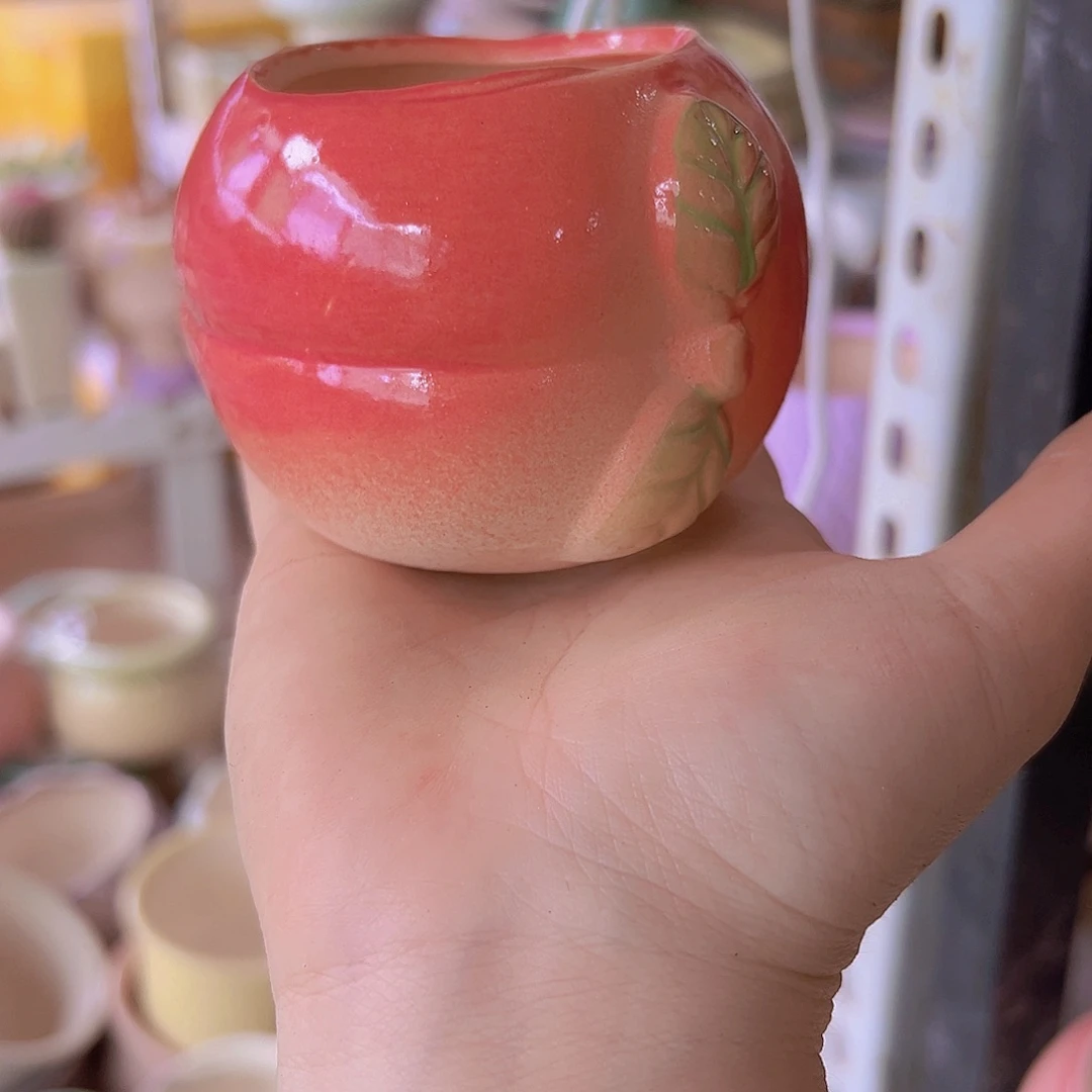 陶瓷花盆当场满12包邮