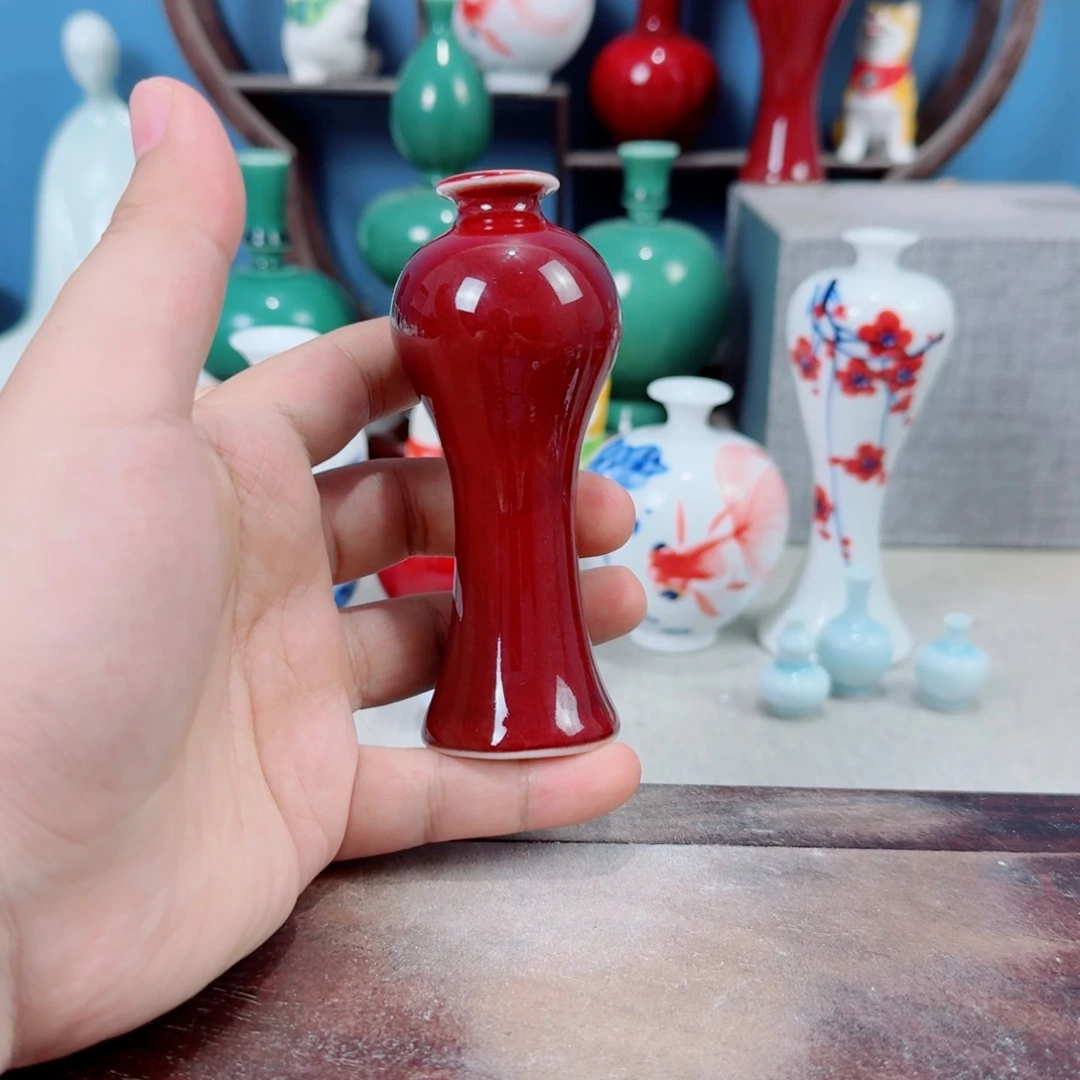 陶瓷手工小花器摆件