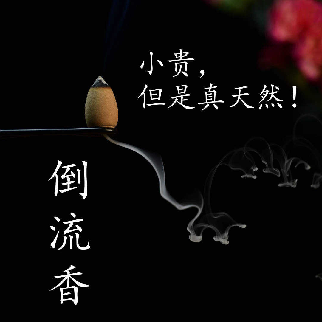 【天然倒流香】不加化工香精颜料沉香檀香不香微呛塔香观赏香倒流香