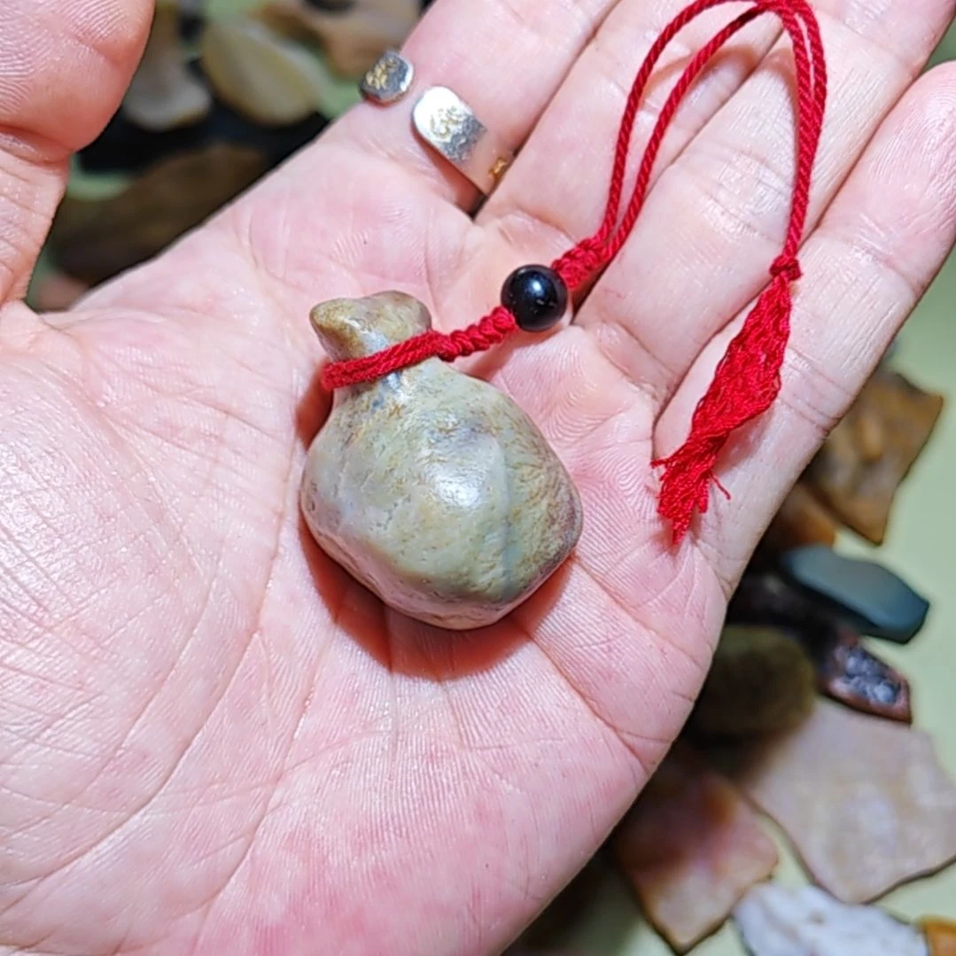 石材戈壁石象形包挂