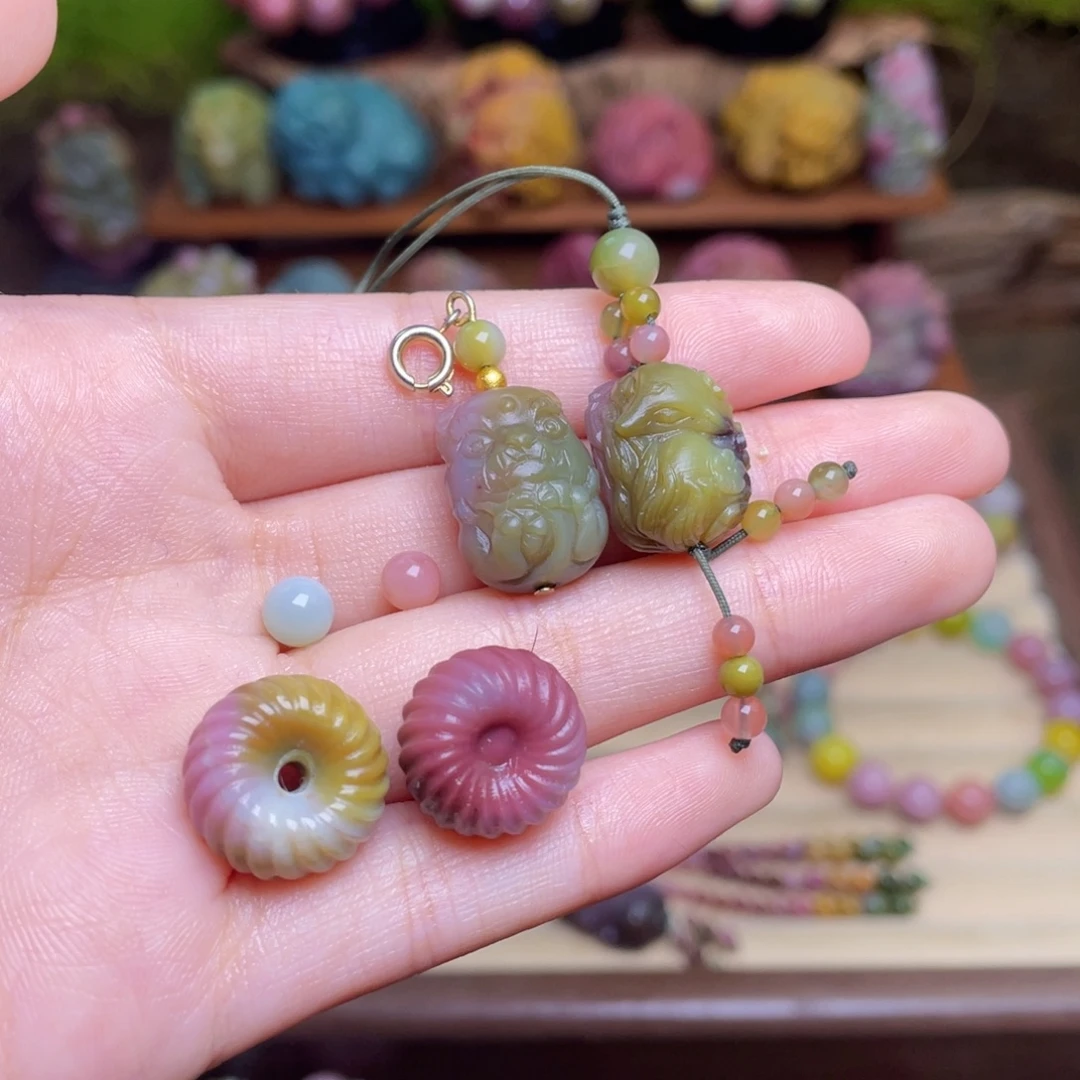 @***L玛瑙/玉髓未镶嵌珠宝半成品盐源玛瑙小配件一手价