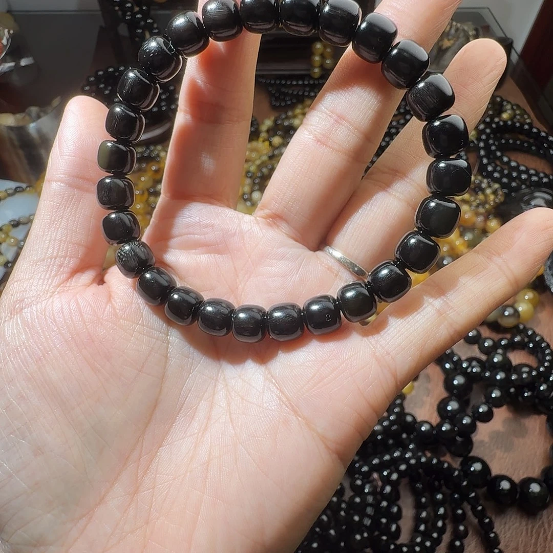 子***曰驴蹄子9✖️8纯黑手串