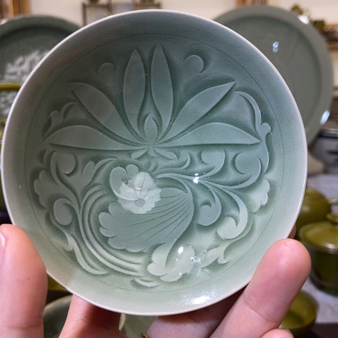 瓷片微瑕官唐斗笠哈哈哈