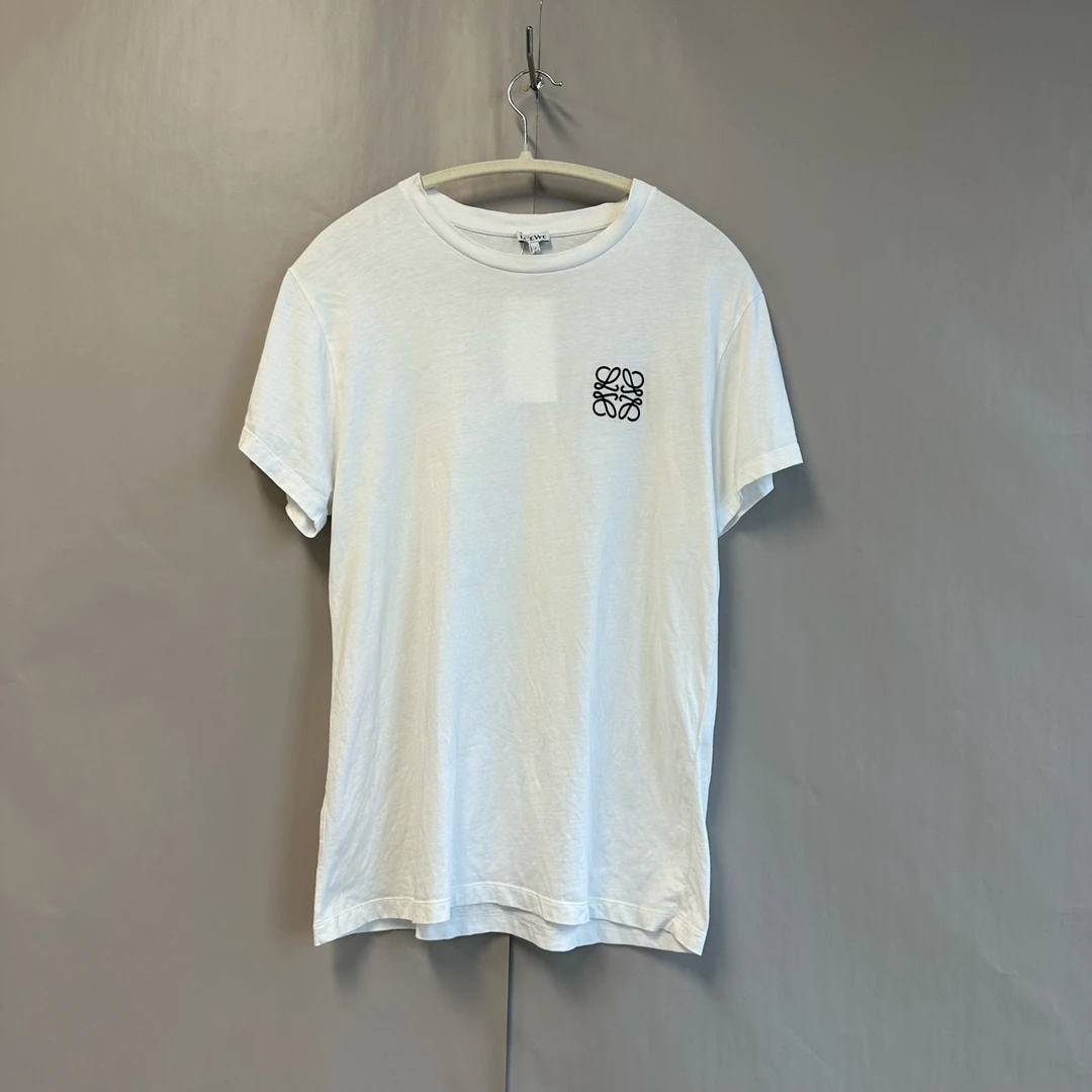 99新 LOEWE/罗意威 罗意威/Loewe 白色小刺绣logo T恤 XS码 99新