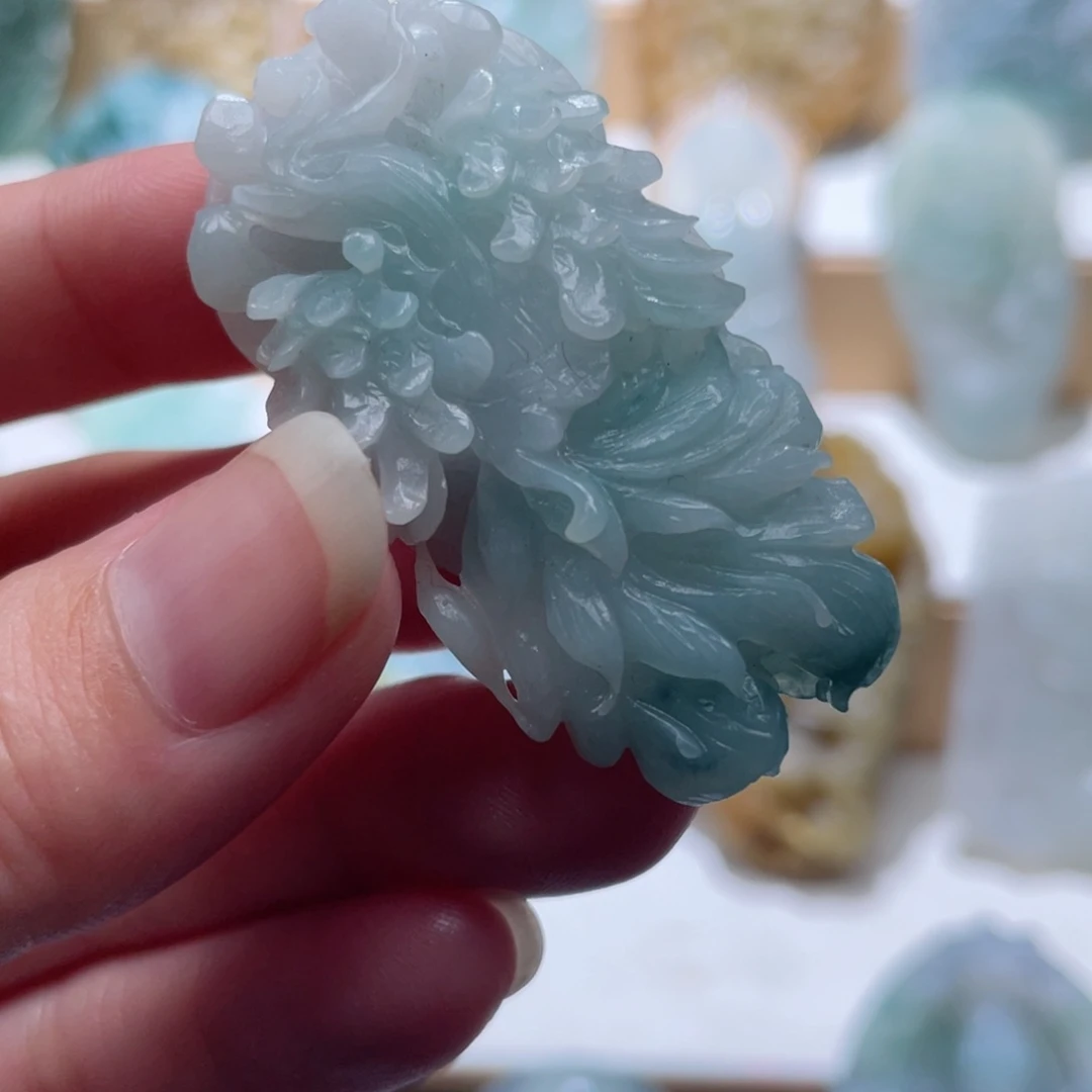 定制翡翠未镶嵌毛货