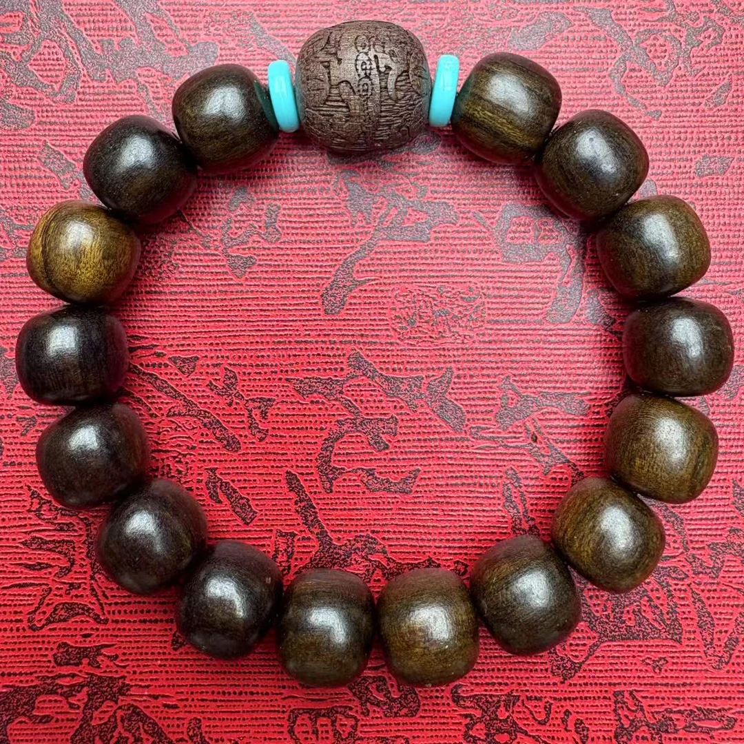 （开总文玩）天然沉香木串765