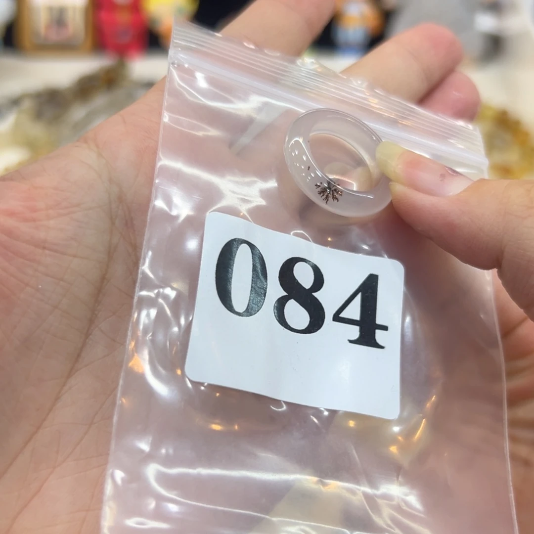 玛瑙/玉髓戒指合金84港12