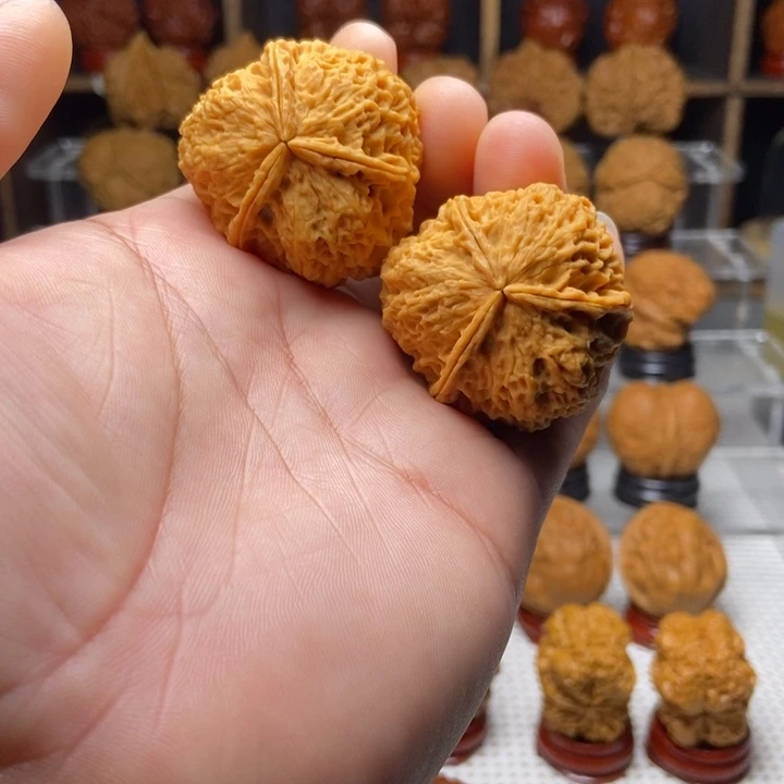 吊坠桃核2网纹绣球