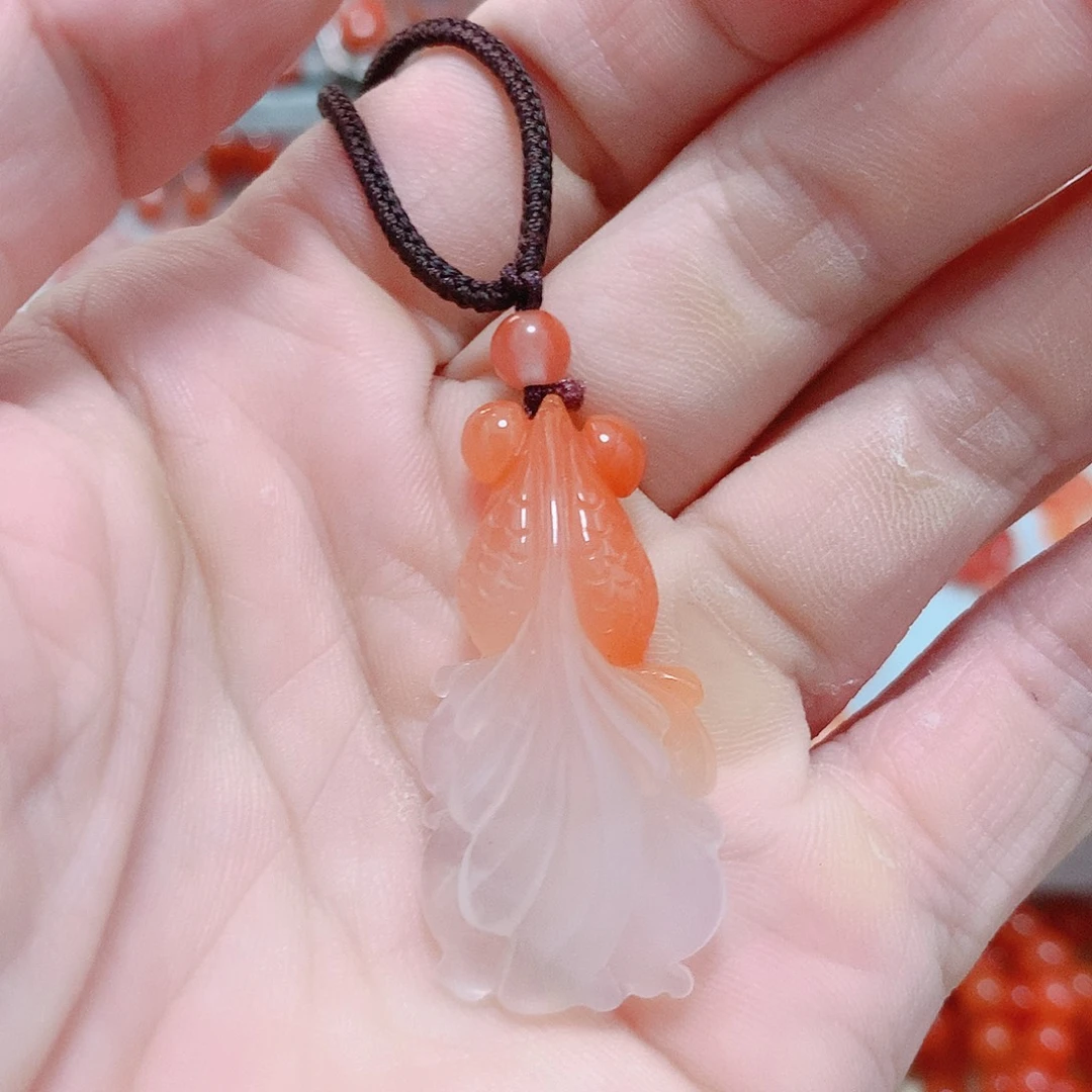 吊坠(不含链)未镶嵌南红玛瑙