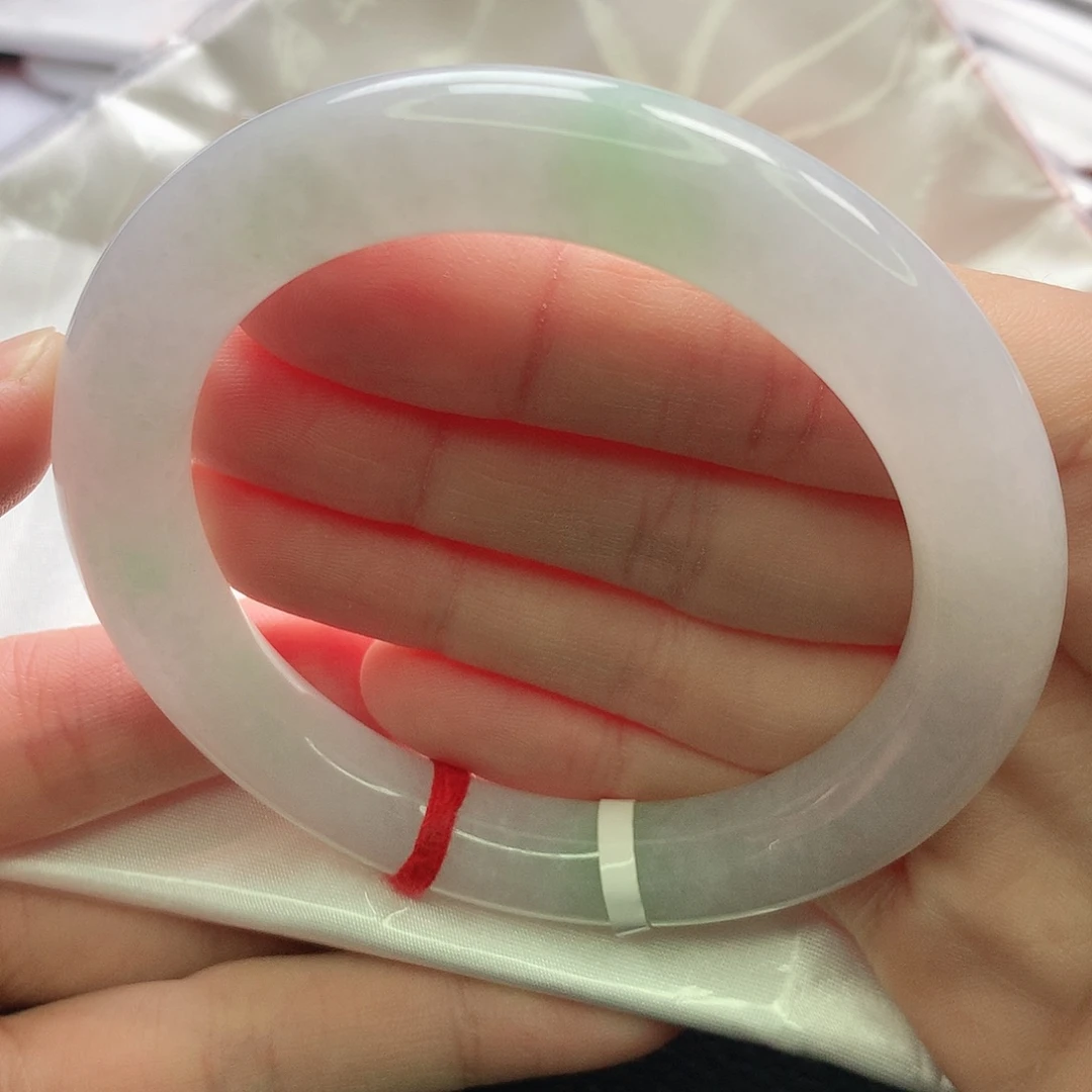 翡翠未镶嵌手镯缅甸5657