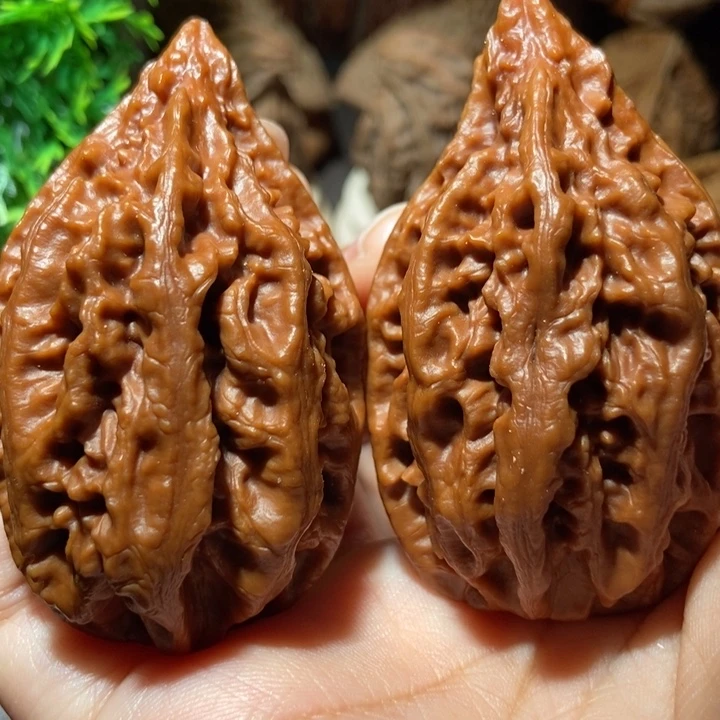 把件文玩核桃东北楸子小雪217