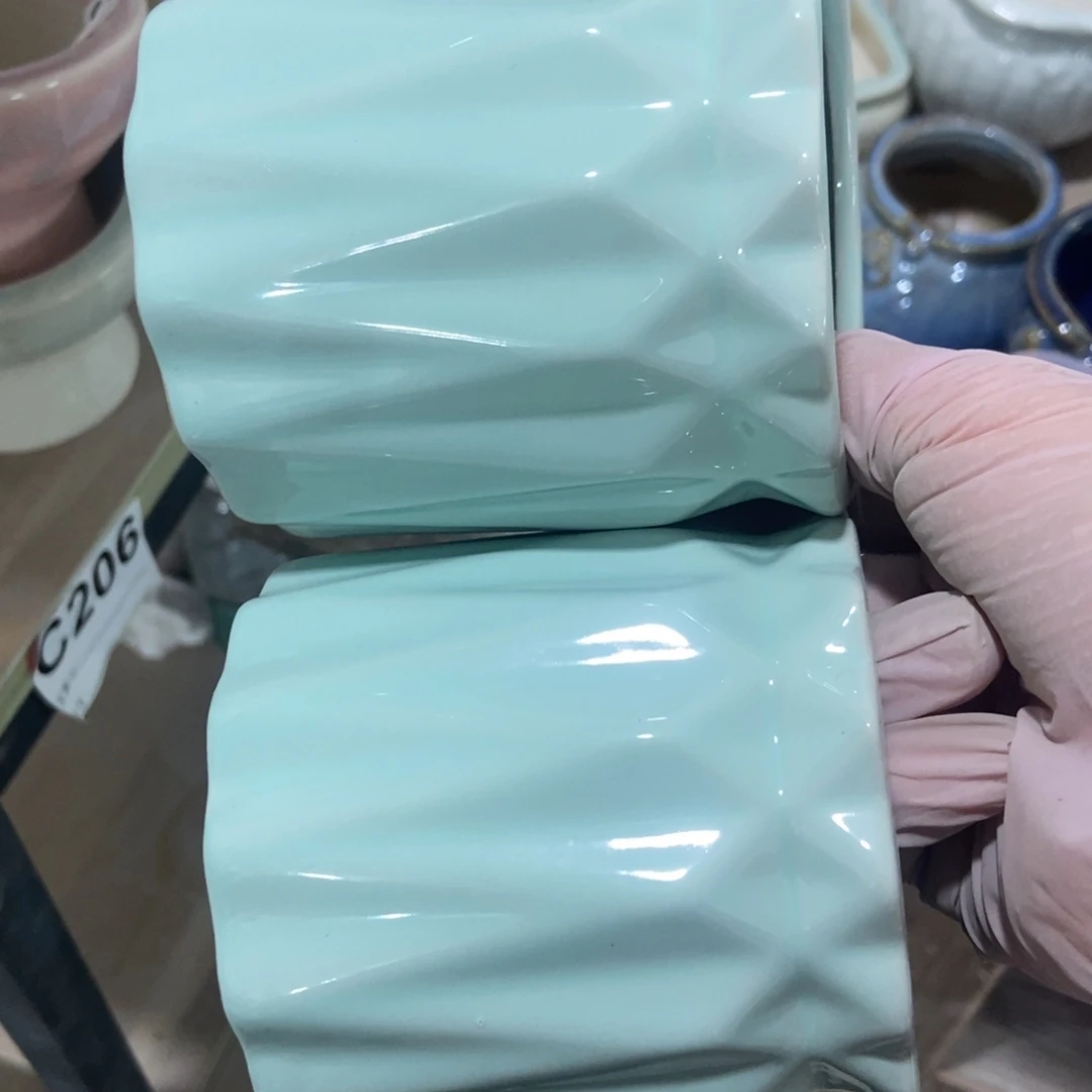 红陶高温陶瓷花盆