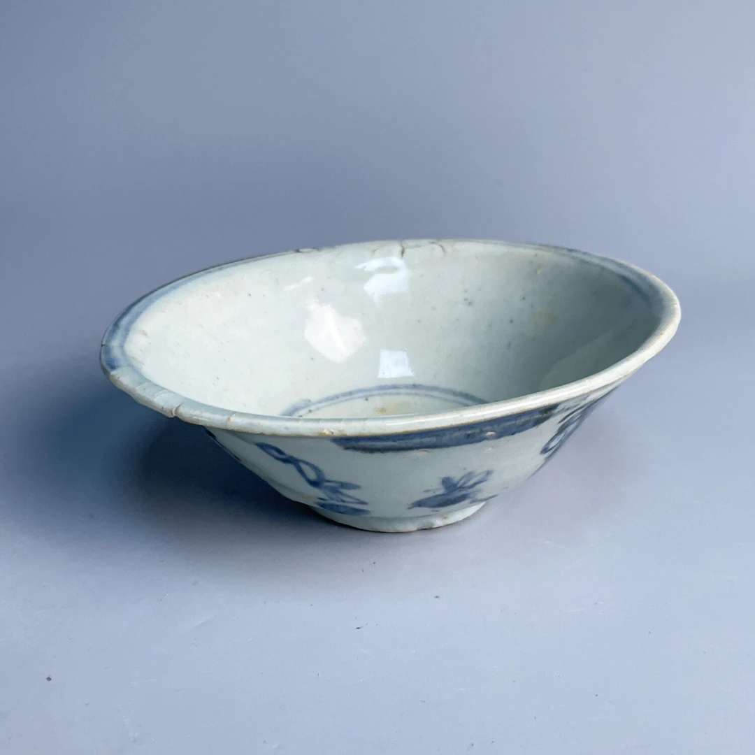 M25IK005A56 - 明中期青花人物故事纹碗