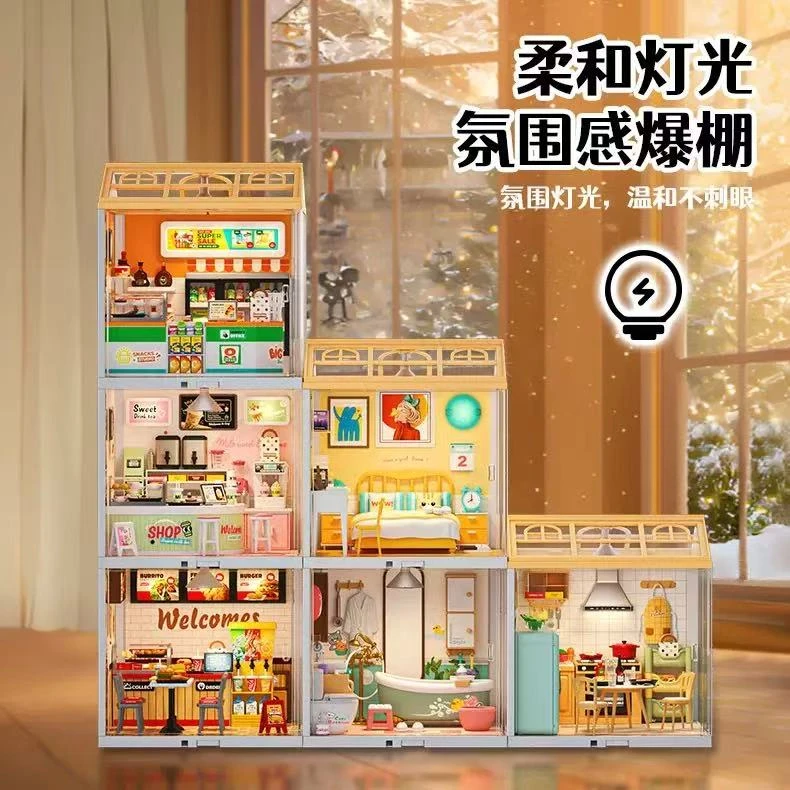 贼拉拉火大城小镇微观场景N2040