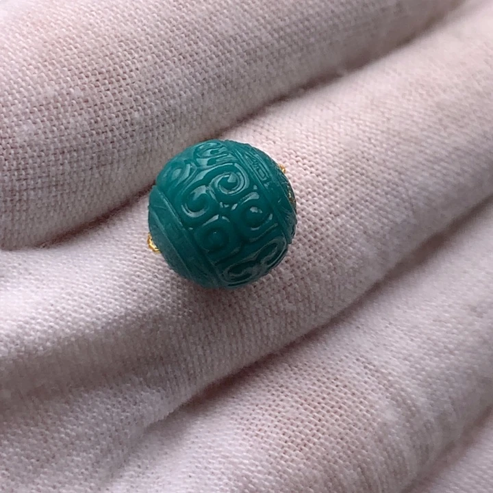 绿松石车挂未镶嵌