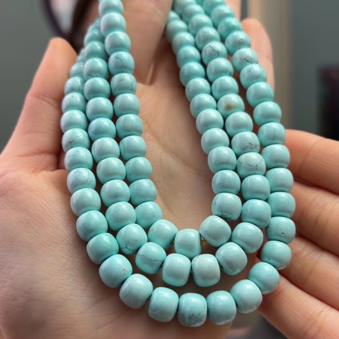 绿松石未镶嵌颈饰