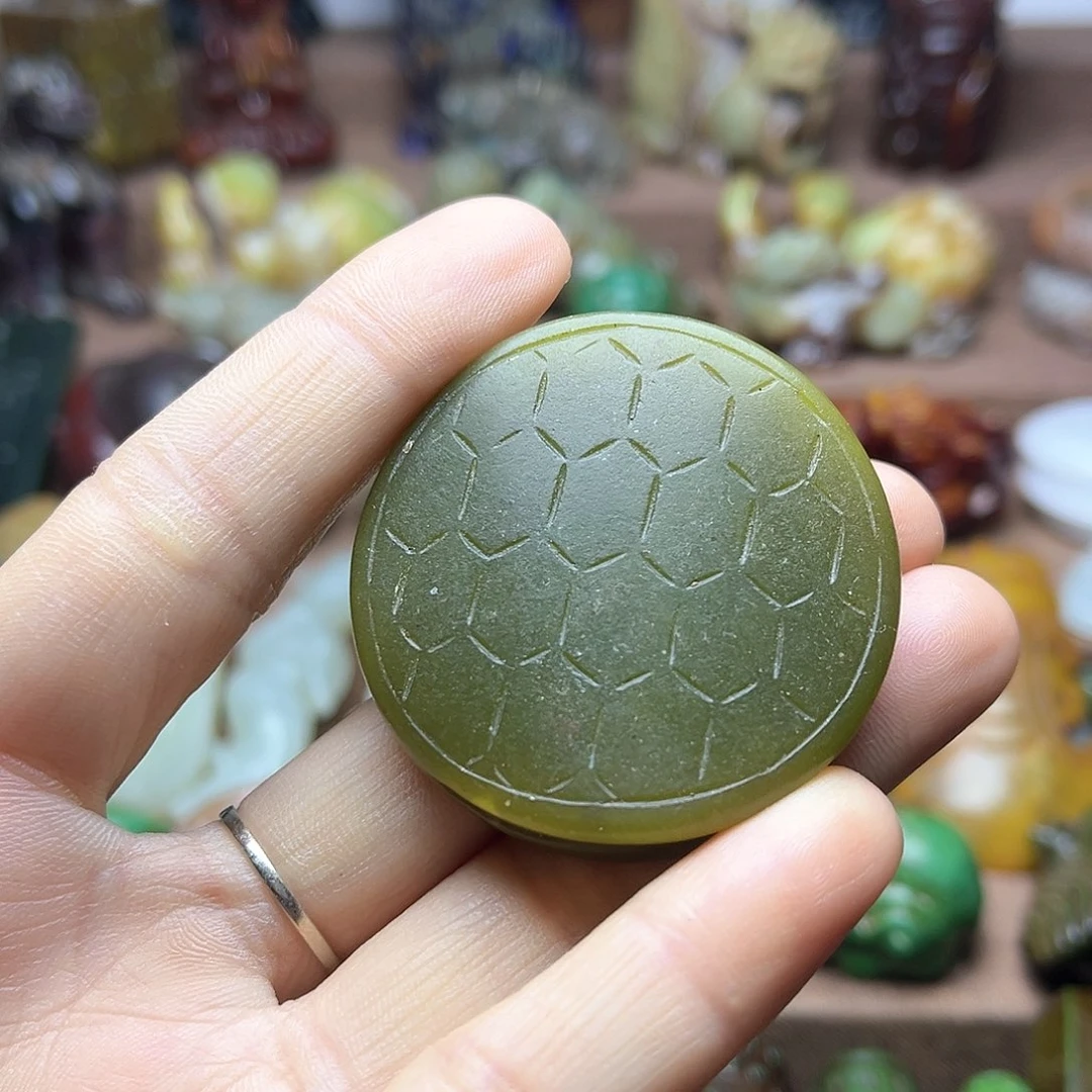 白玉菩提吊坠52。。