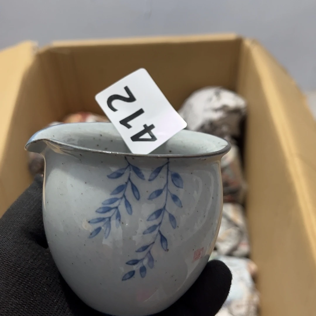 瓷片茶摆件工艺品摆件666