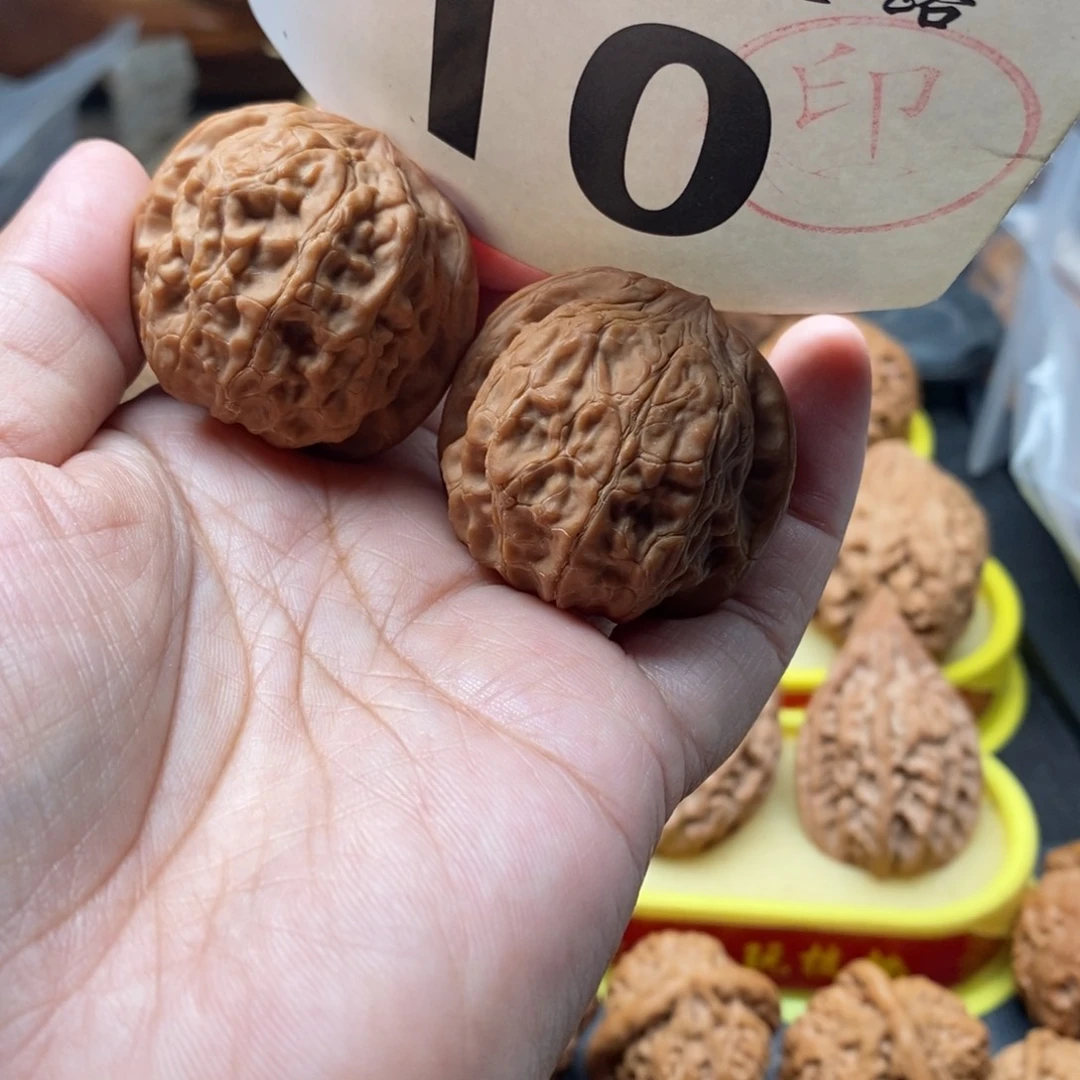 把件文玩核桃37全品二爷帽