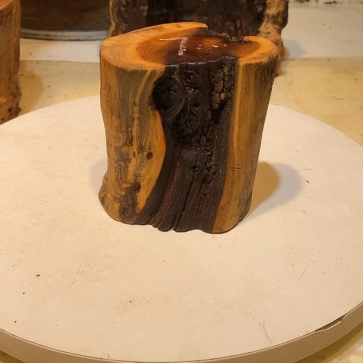 木天然老枣木墩子底座