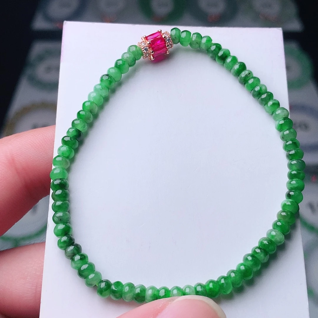 翡翠未镶嵌手链翡翠