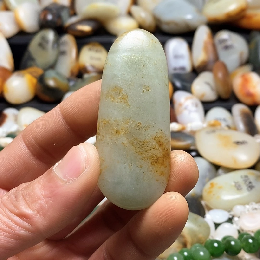 和田玉颈饰未镶嵌平安无事吊坠