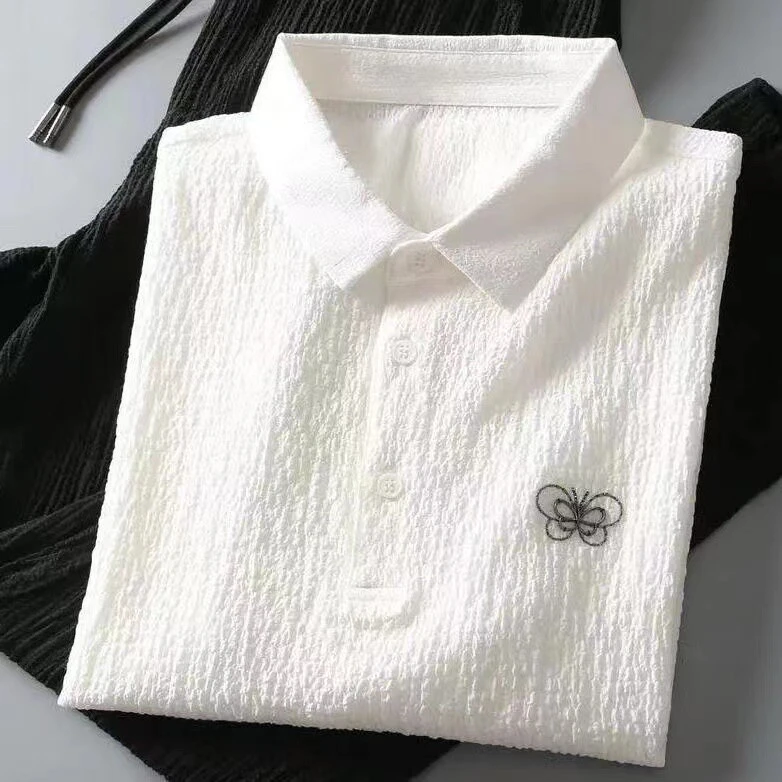 新款棉麻休闲套装男夏季薄款高端时尚短袖T恤长裤潮流轻奢两件套