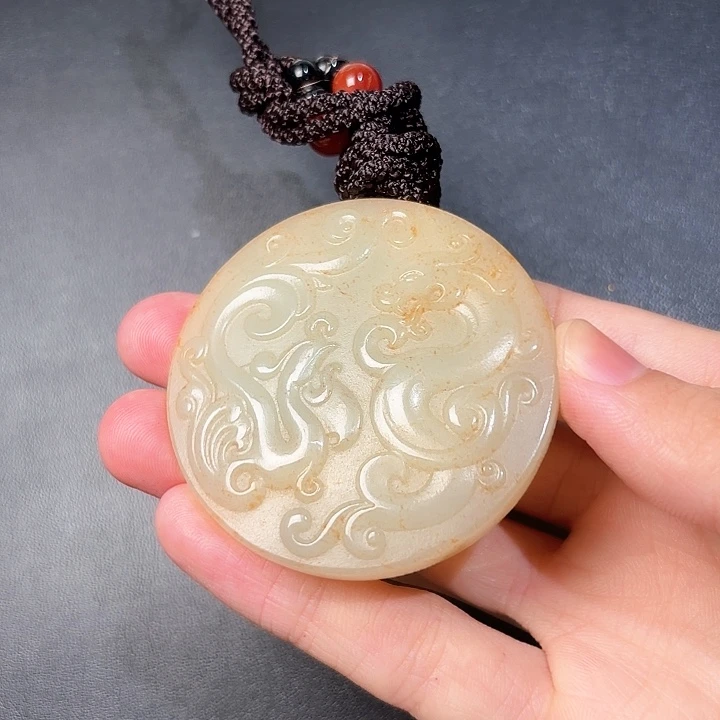 和田玉挂件未镶嵌胡***园