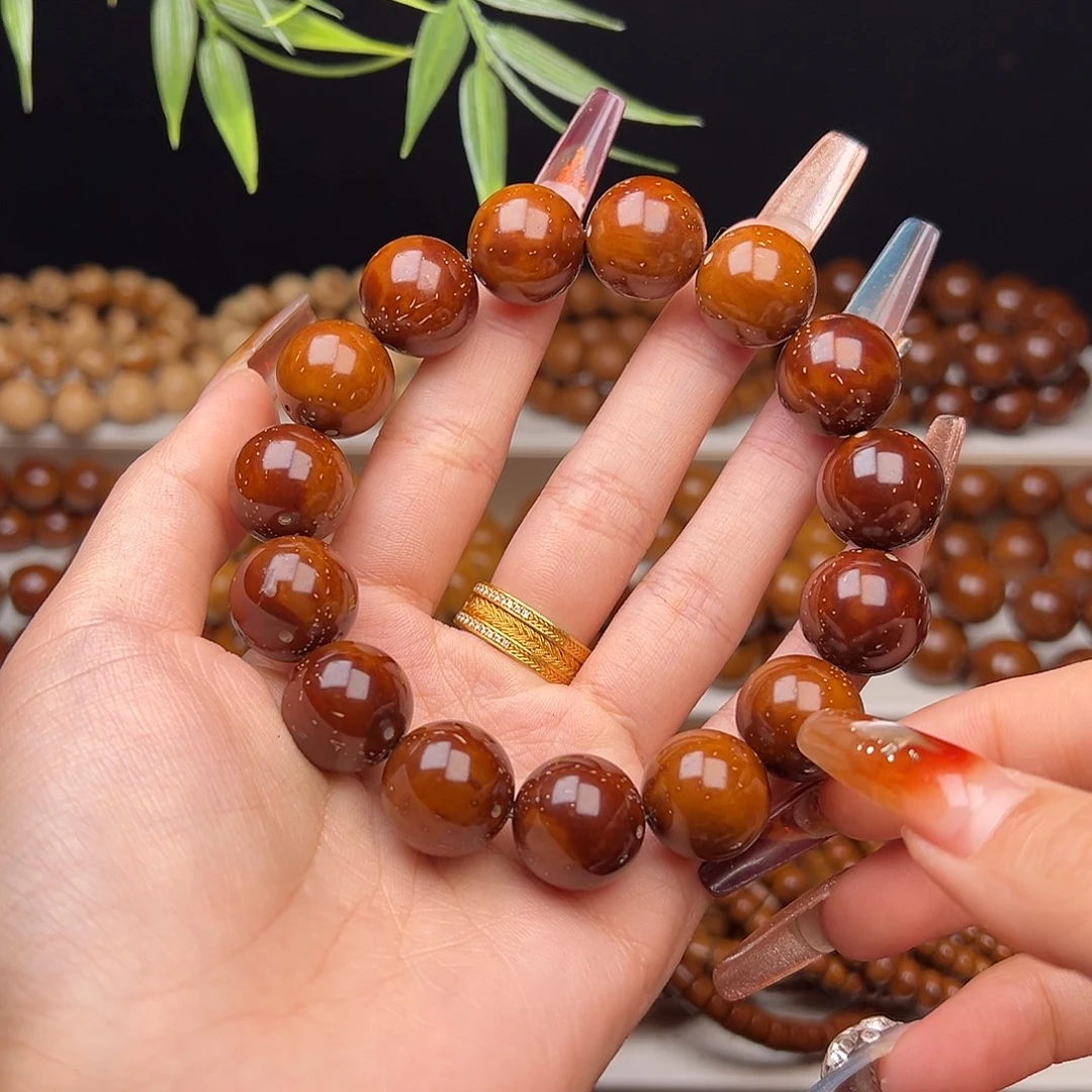 紫金鼠手串16光珠