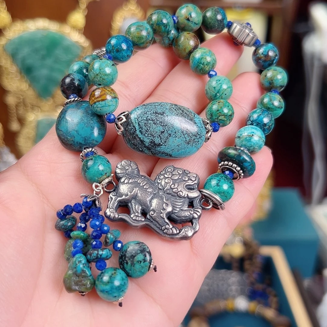 925银珐琅锦钰原创设计手链