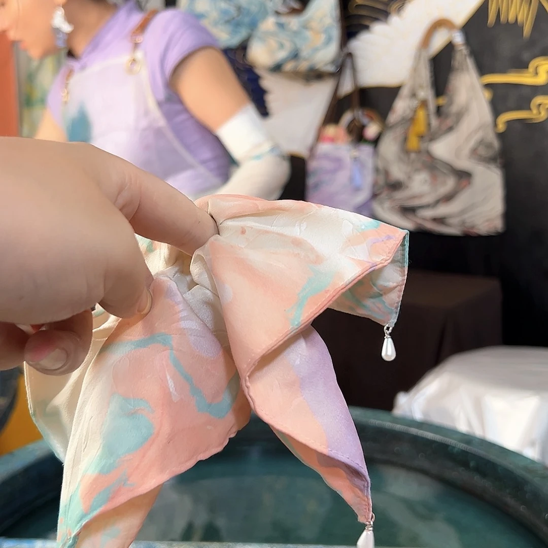 167珍珠发圈手作