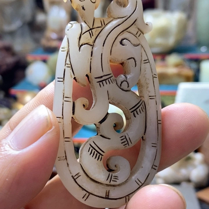 七***光和田玉（糖玉）9K金镶嵌手链