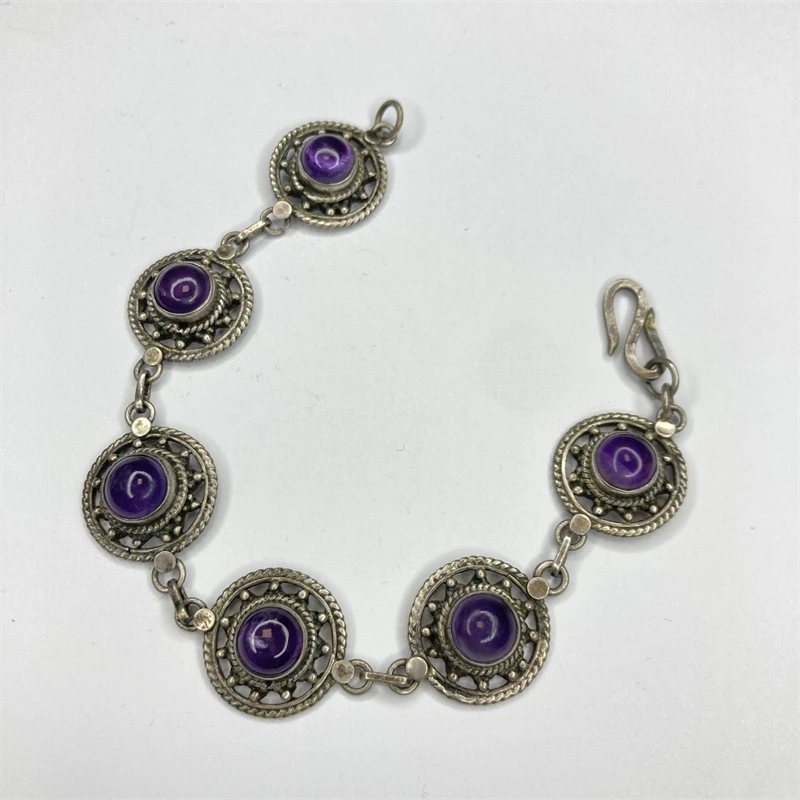 合金手链 紫色手链1-8【2061230-017】