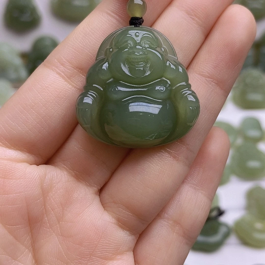 和田玉颈饰未镶嵌冷***结